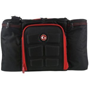 SixPackBag Innovator 300 Meal Prep Management Tote | Black/Red The Edge